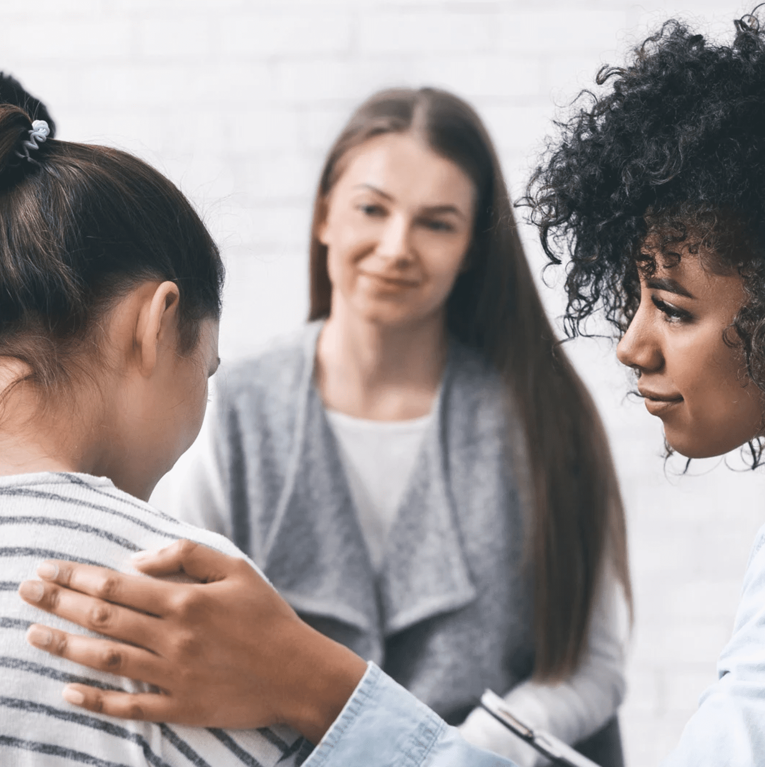 People in a support group for their aftercare